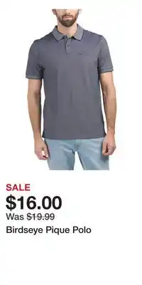 TJ Maxx Birdseye Pique Polo offer