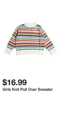 TJ Maxx Girls Knit Pull Over Sweater offer