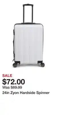 TJ Maxx 24in Zyon Hardside Spinner offer