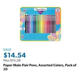 Sam's Club Paper Mate Flair Pens, Assorted Colors, Pack of 20 offer
