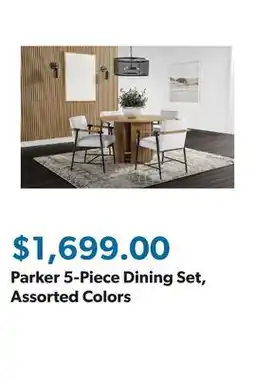 Sam's Club Parker 5-Piece Dining Set, Assorted Colors offer
