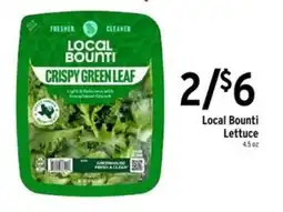 Brookshire's Local Bounti Lettuce offer