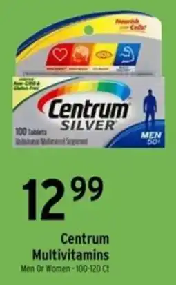 Brookshire's Centrum Multivitamins offer