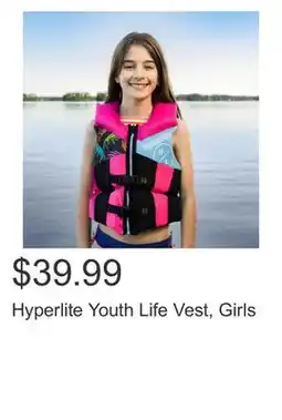 Costco Hyperlite Youth Life Vest, Girls offer