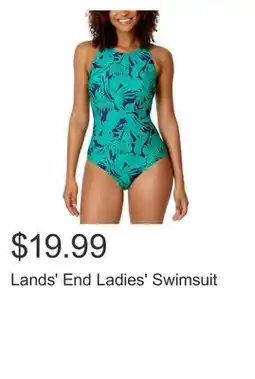 Costco Lands' End Ladies' Swimsuit offer