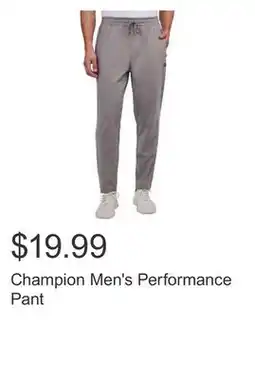 Costco Champion Men's Performance Pant offer