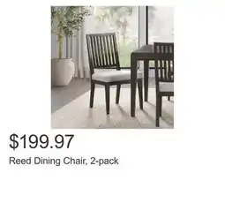 Costco Reed Dining Chair, 2-pack offer