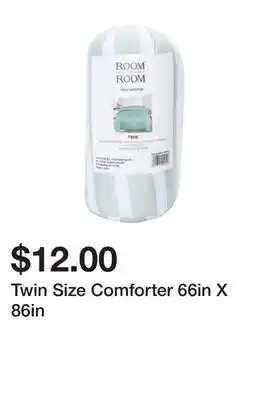 Five Below Twin Size Comforter 66in X 86in offer