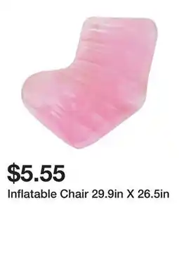 Five Below Inflatable Chair 29.9in X 26.5in offer
