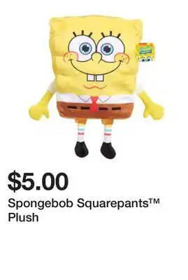 Five Below Spongebob Squarepants Plush offer