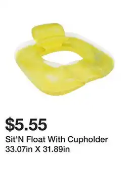Five Below Sit'N Float With Cupholder 33.07in X 31.89in offer