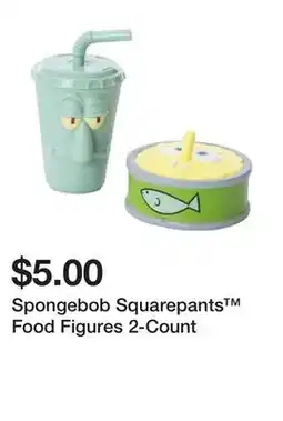 Five Below Spongebob Squarepants Food Figures 2-Count offer