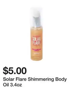 Five Below Solar Flare Shimmering Body Oil 3.4oz offer