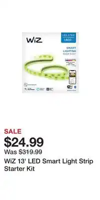 BJ’s WiZ 13' LED Smart Light Strip Starter Kit offer