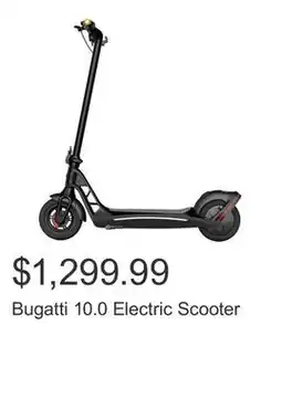 Costco Bugatti 10.0 Electric Scooter offer