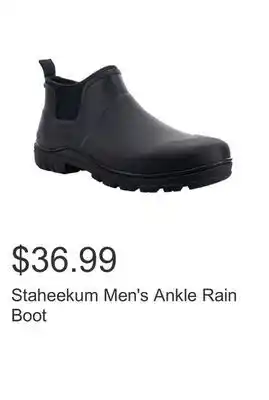 Costco Staheekum Men's Ankle Rain Boot offer