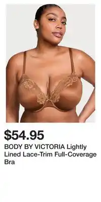 Victoria's Secret BODY BY VICTORIA Lightly Lined Lace-Trim Full-Coverage Bra offer