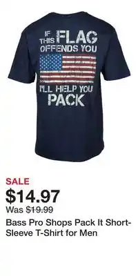 Cabela's Bass Pro Shops Pack It Short-Sleeve T-Shirt for Men offer