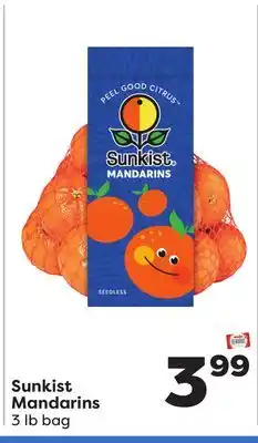 Weis Markets Sunkist Mandarins offer
