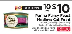 ShopRite Fancy Feast Medleys Cat Food offer