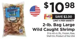ShopRite 2-lb. Bag Large Wild Caught Shrimp offer