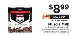 ShopRite Muscle Milk offer
