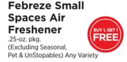 ShopRite Small Spaces Air Freshener offer