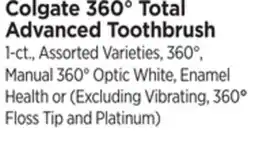 ShopRite 360° Total Advanced Toothbrush offer