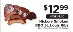 ShopRite Hickory Smoked BBQ St. Louis Ribs offer