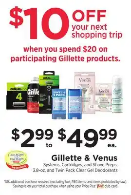 ShopRite Gillette & Venus offer