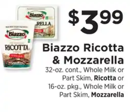 ShopRite Ricotta & Mozzarella offer