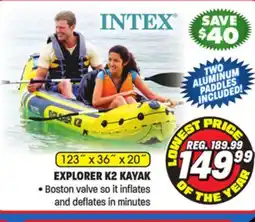 Big 5 Intex Explorer K2 Kayak offer