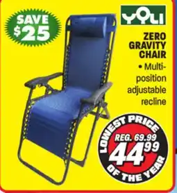 Big 5 Yoli Zero Gravity Chair offer