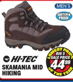 Big 5 Hi-Tec Skamania Mid Waterproof Men's Hiking Boots offer