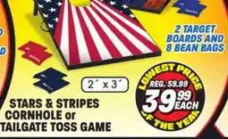 Big 5 Wild Sports Stars and Stripes 2' x 3' Cornhole Bag Toss Game offer