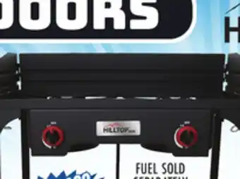 Big 5 Hilltop Gear Cast-Iron 2-Burner Stove with Windscreen offer