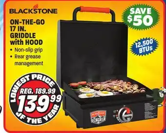 Big 5 Blackstone On The Go 17 Griddle with Hood offer