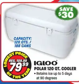 Big 5 Igloo Polar 120-Qt. Cooler offer