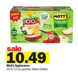 Meijer Mott's Applesauce offer