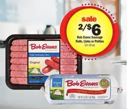 Meijer Bob Evans Sausage Rolls, Links or Patties offer