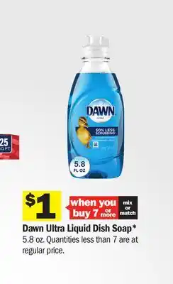 Meijer Dawn Ultra Liquid Dish Soap offer