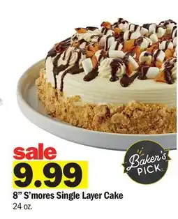 Meijer 8 S'mores Single Layer Cake offer