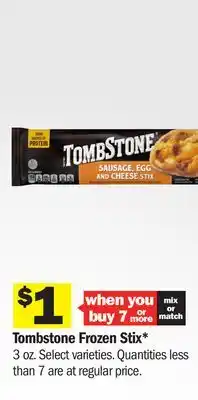 Meijer Tombstone Frozen Stix offer