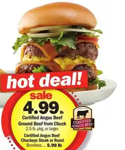 Meijer Certified Angus Beef Ground Beef from Chuck offer