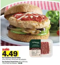 Meijer True Goodness Ground Turkey offer