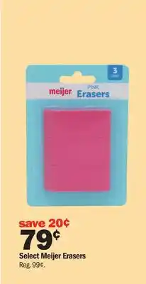 Meijer Meijer Erasers offer
