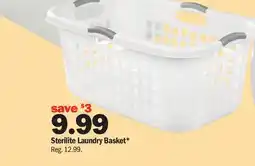 Meijer Sterilite Laundry Basket offer