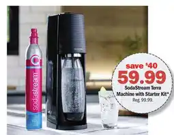Meijer SodaStream Terra Machine with Starter Kit offer