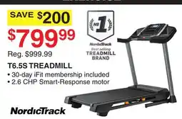 Dunham's Sports NORDICTRACK T6.5S TREADMILL offer