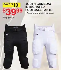 Dunham's Sports YOUTH GAMEDAY INTEGRATED FOOTBALL PANTS offer
